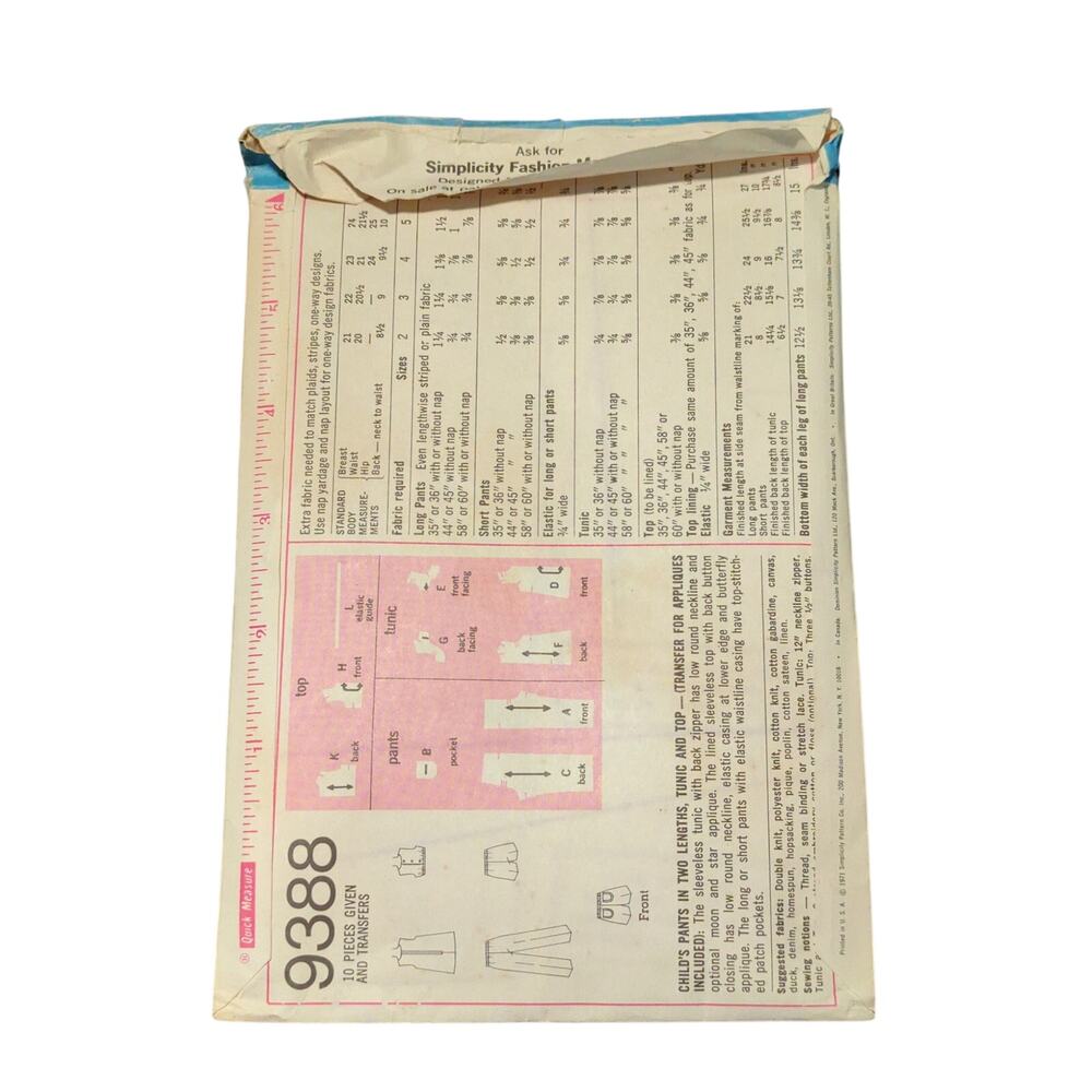 Vintage Sewing pattern - Picture 2 of 2